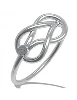 Anillo Gemoro Mujer in Oro blanco Diamante 0.05 Ct AB1055BIA - AB1055BIA